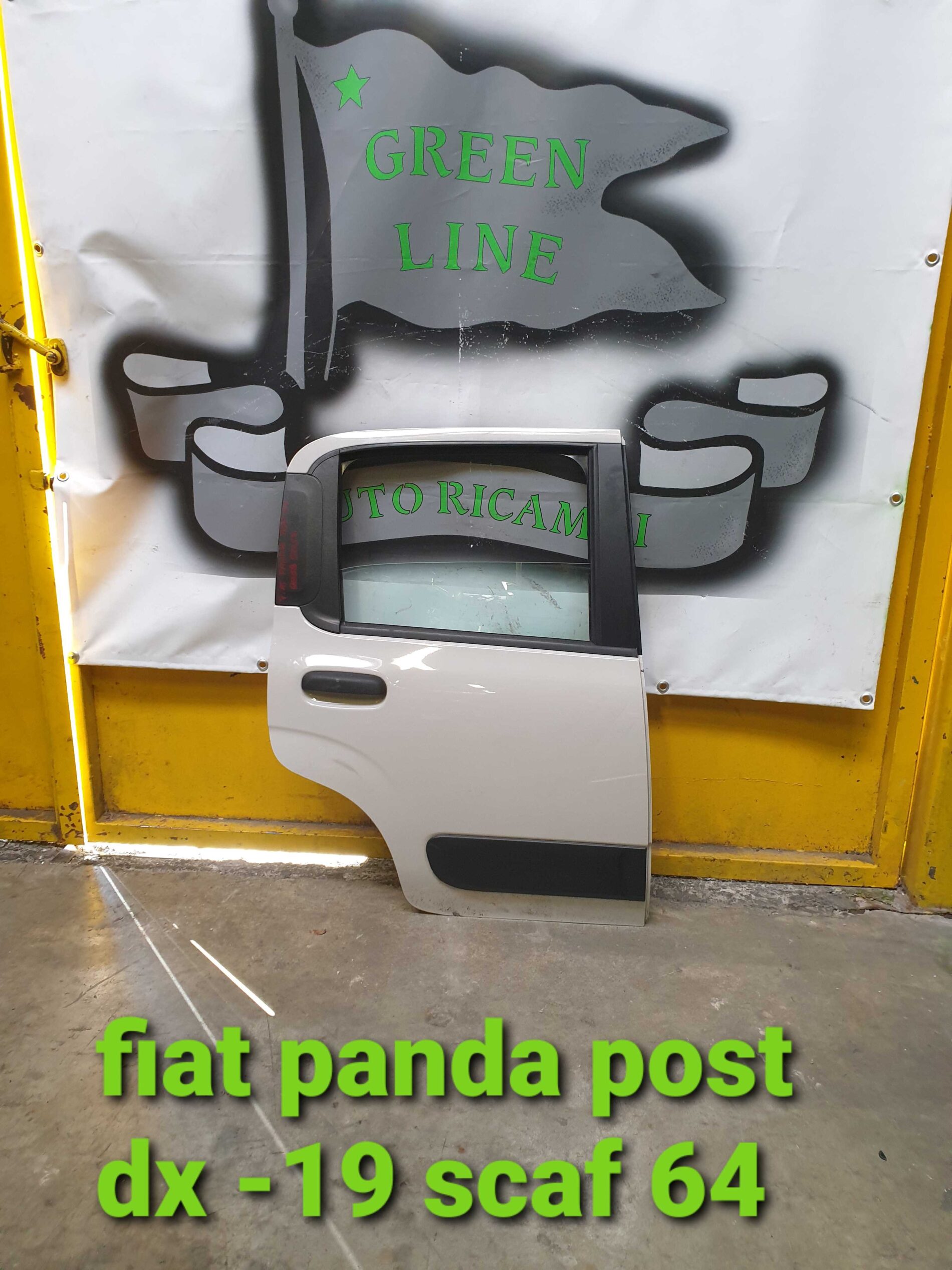 porta/portiera post. dx. fiat panda- anno 2019