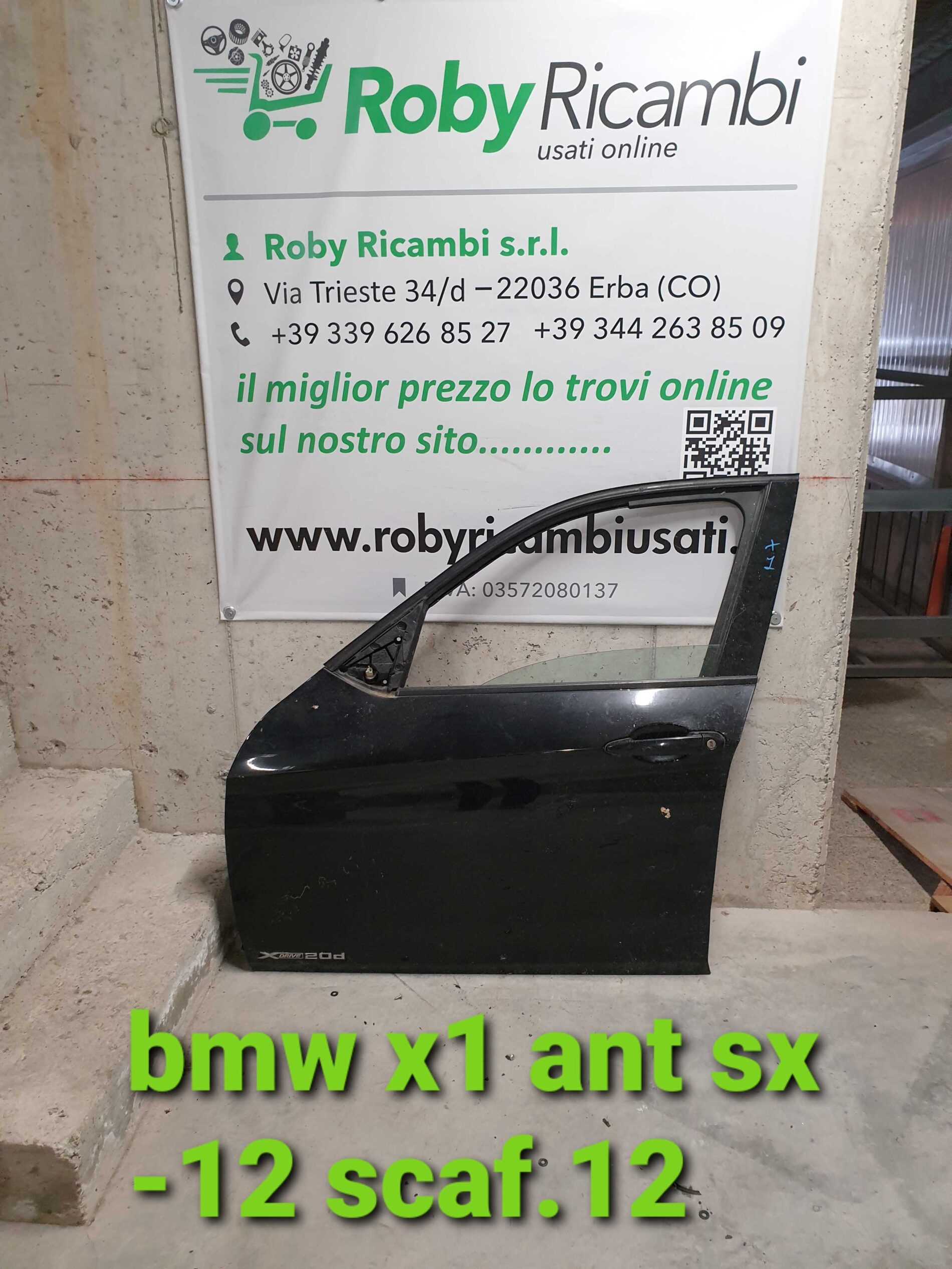 Porta/Portiera bmw X1 anteriore sinistra -2012