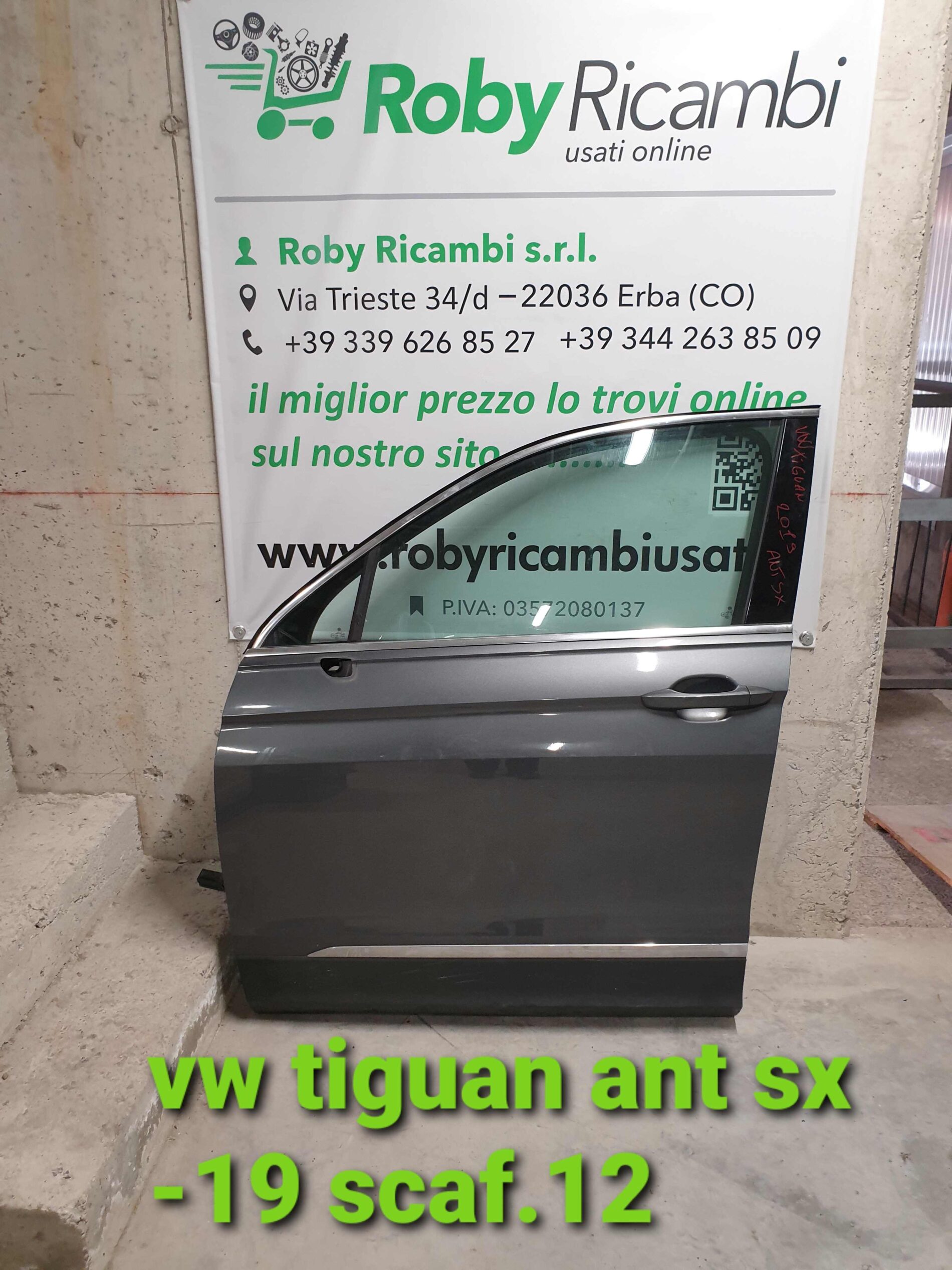 porta/portiera ant. sx. Volkswagen Tiguan 2019