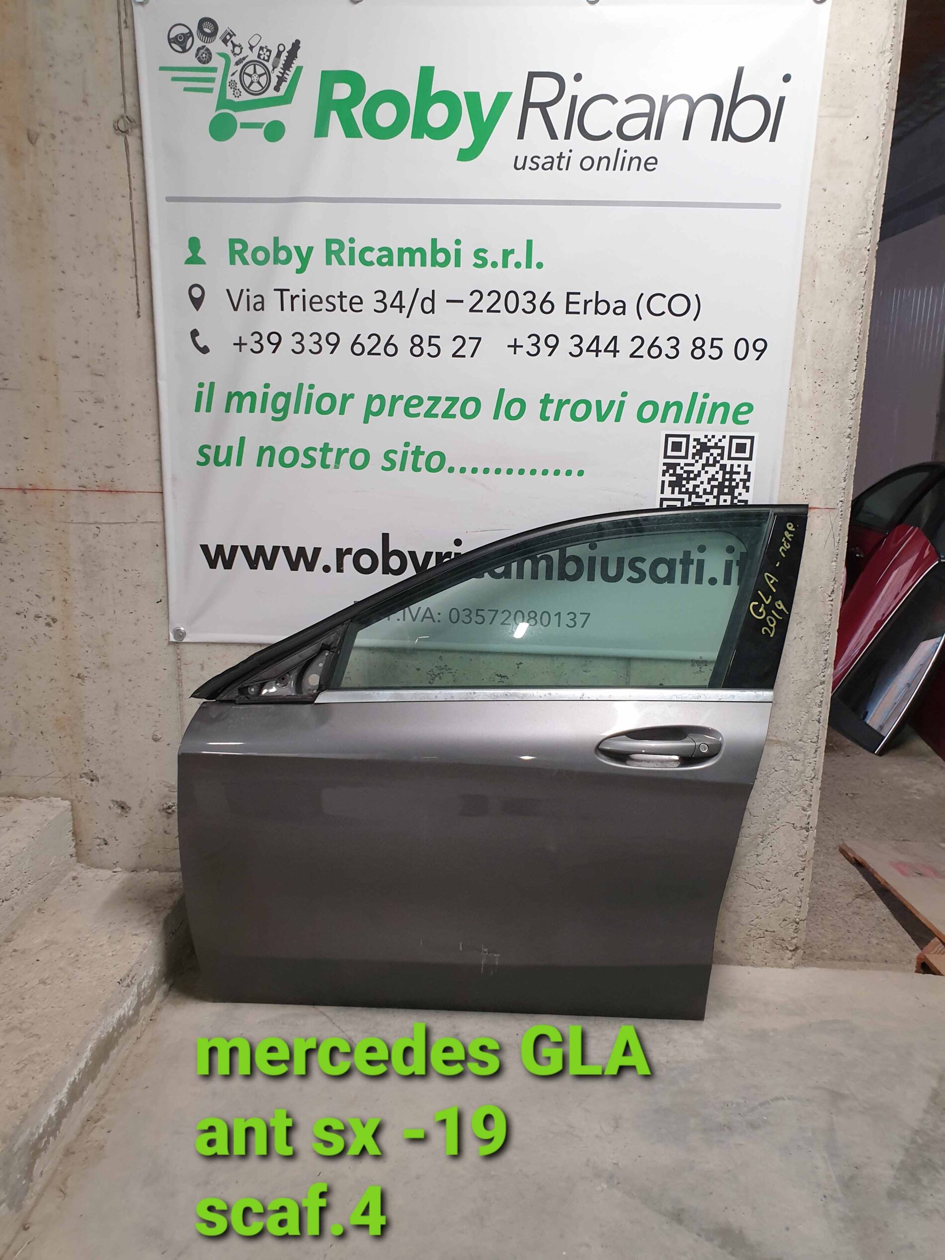 Porta/Portiera ant. sx. Mercedes GLA 2019