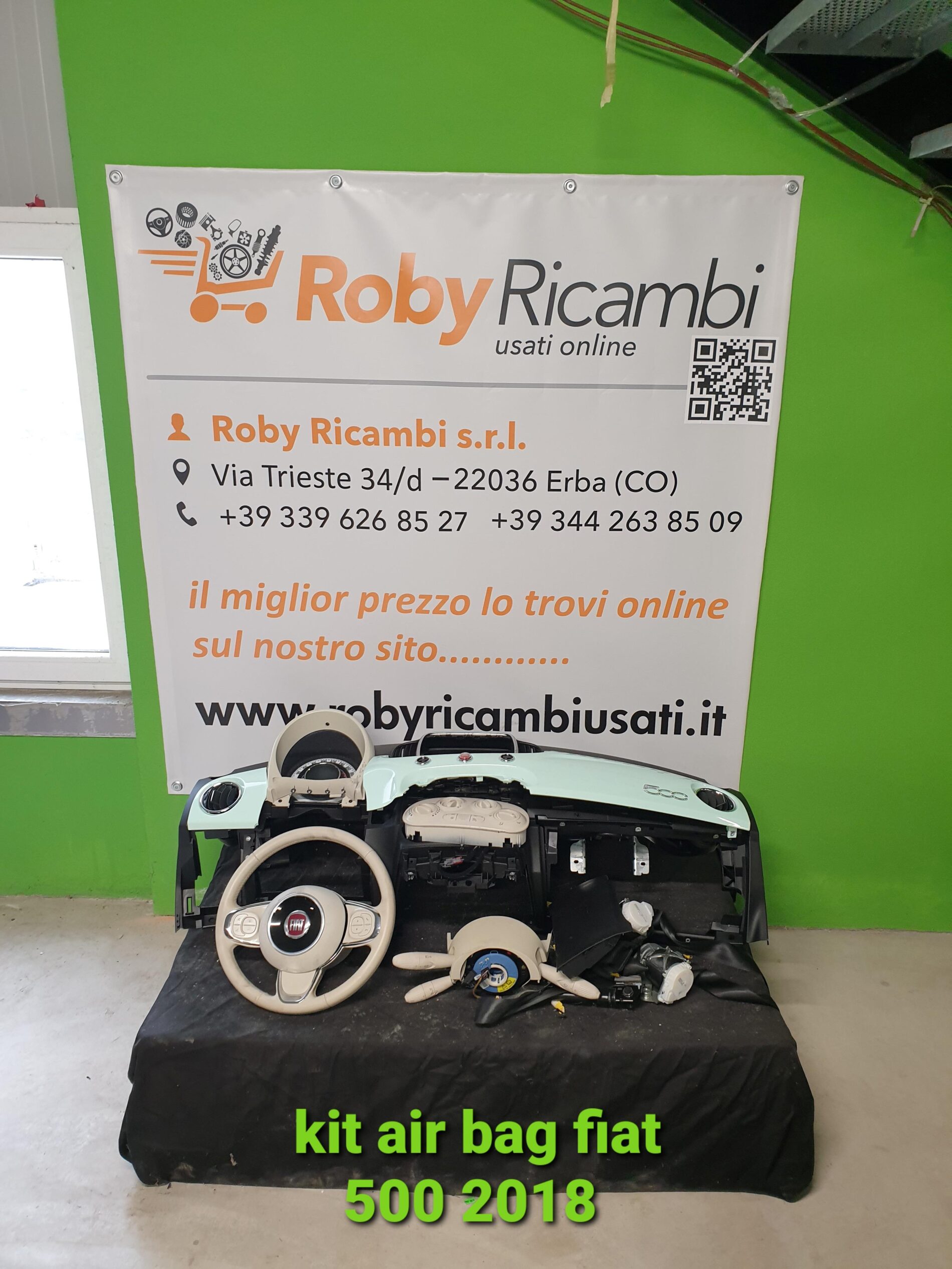 Kit airbag fiat 500 – 2018 (tiffany)