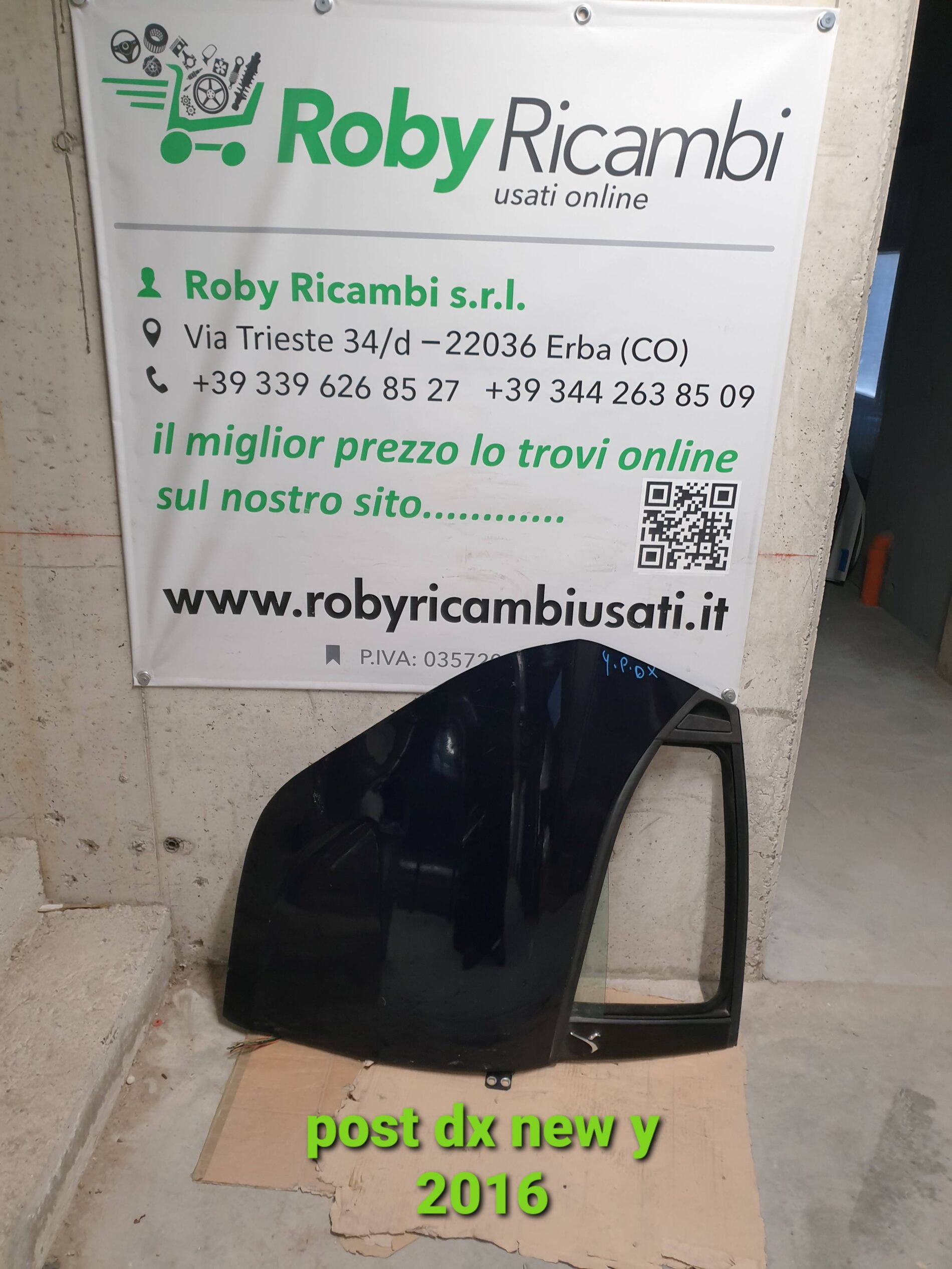 Porta/Portiera Posteriore destra Lancia Ypsilon – 2016